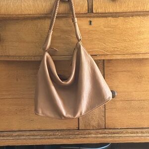 Latico Tan Leather Shoulder Bag